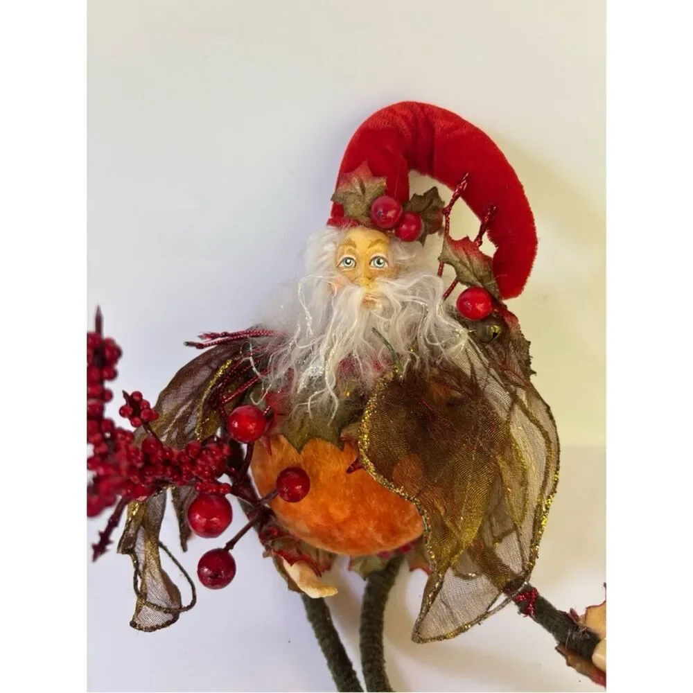 Vintage Mark Roberts Limited Edition Pumpkin Berry Fairy